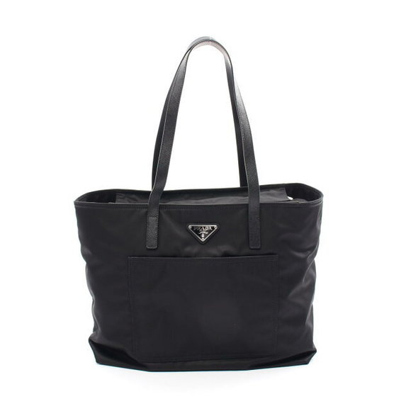 Prada TESSUTO SAFFIANO Re nylon Tote Bag Black - Picture 1 of 4